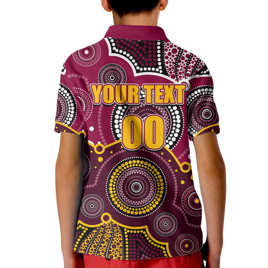 custom-personalised-and-number-broncos-nrl-kid-polo-shirt-aboriginal-patterns