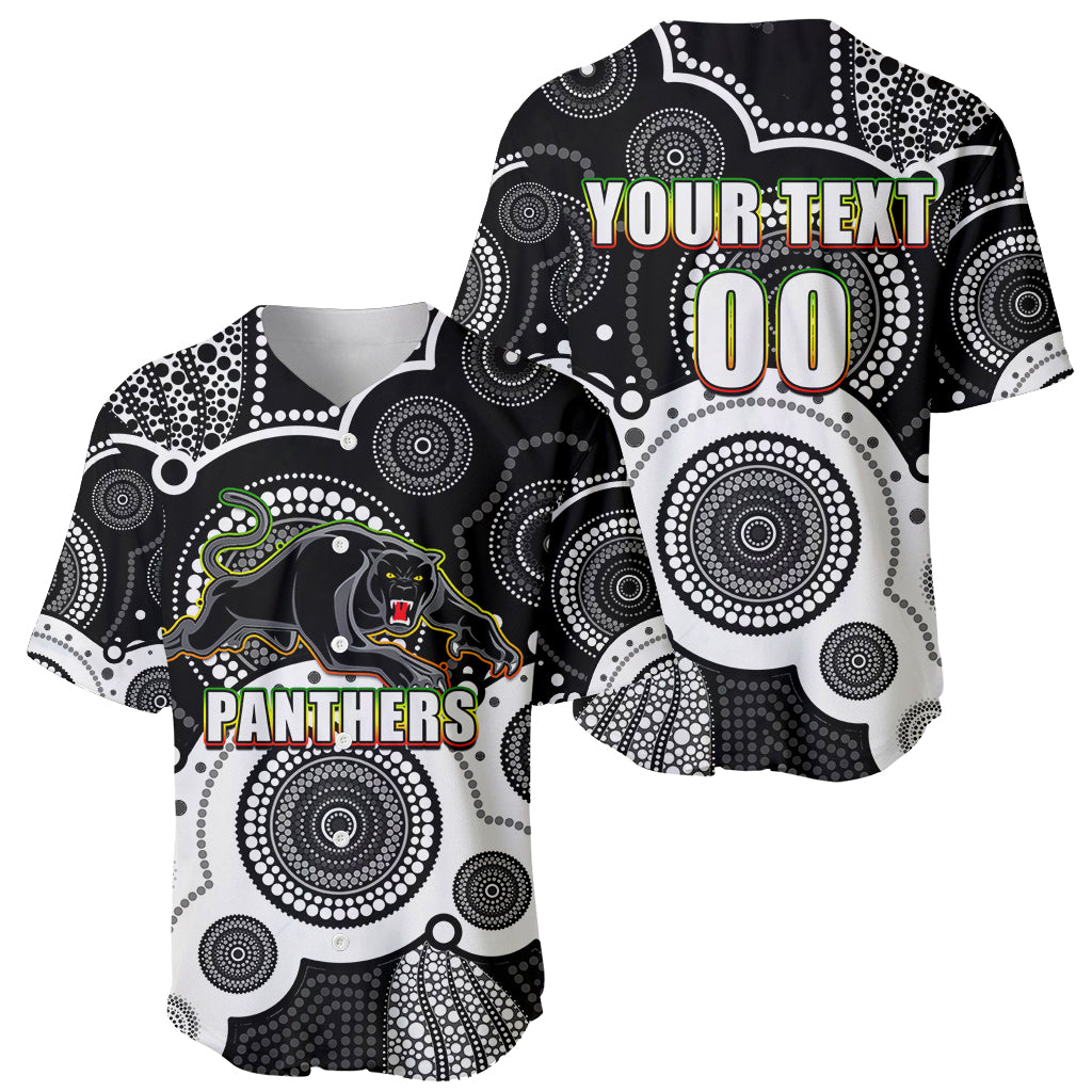 custom-personalised-and-number-panthers-nrl-baseball-jersey-aboriginal-patterns