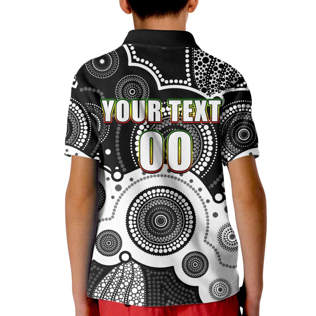 custom-personalised-and-number-panthers-nrl-kid-polo-shirt-aboriginal-patterns