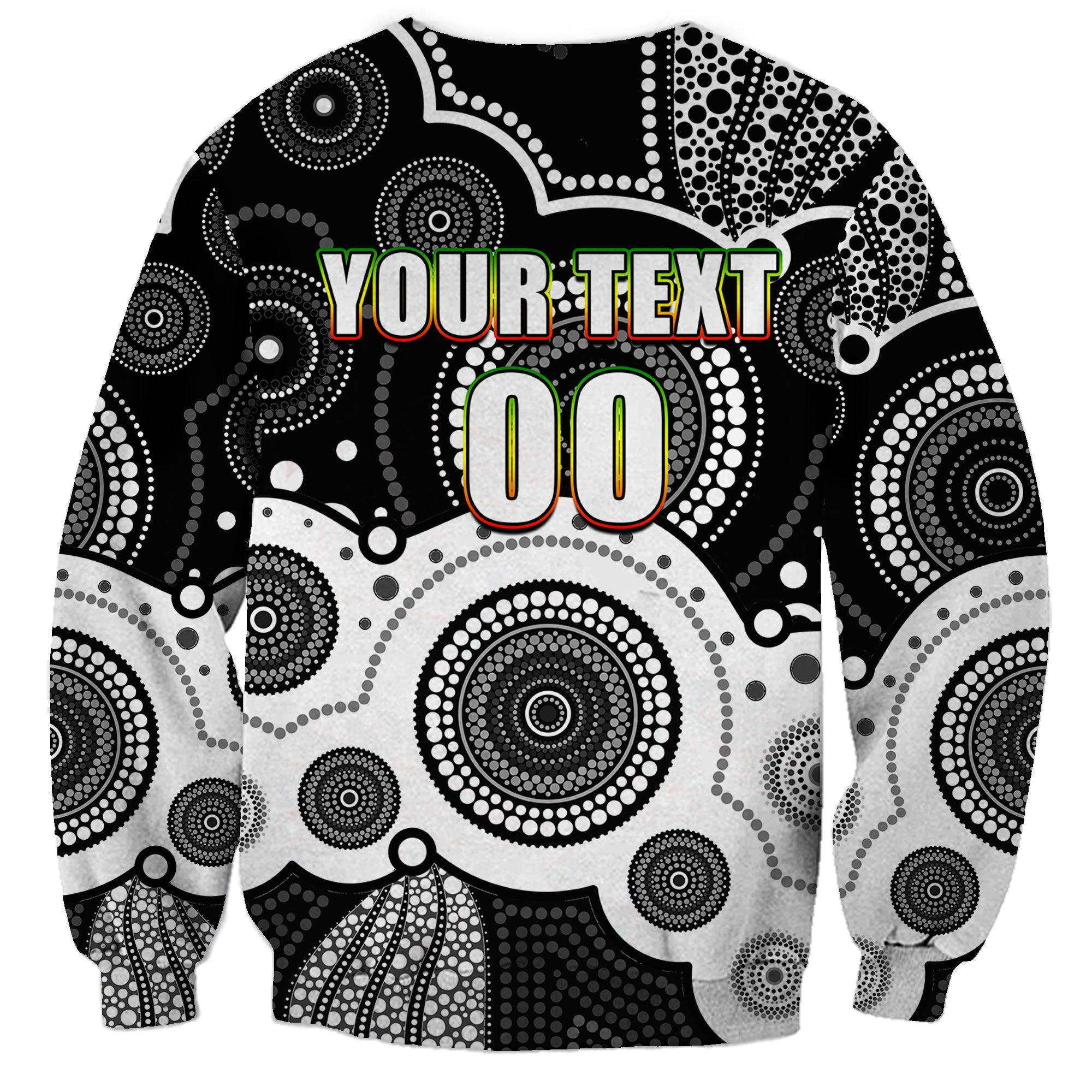 custom-personalised-and-number-panthers-nrl-sweatshirt-aboriginal-patterns