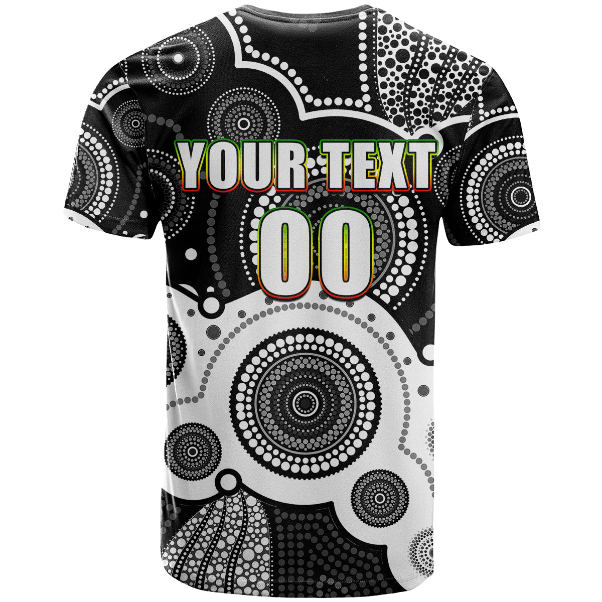 custom-personalised-and-number-panthers-nrl-t-shirt-aboriginal-patterns