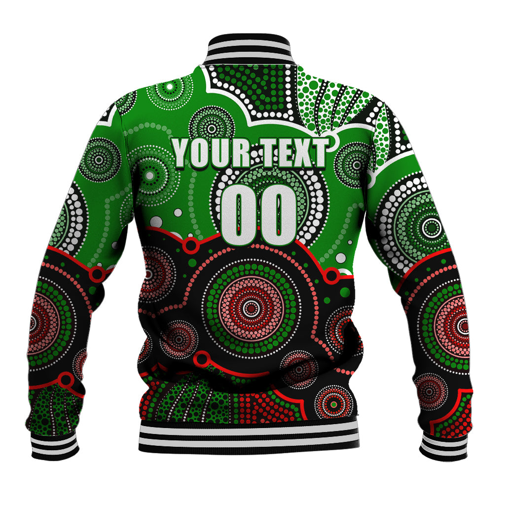 custom-personalised-and-number-rabbitohs-nrl-baseball-jacket-aboriginal-patterns