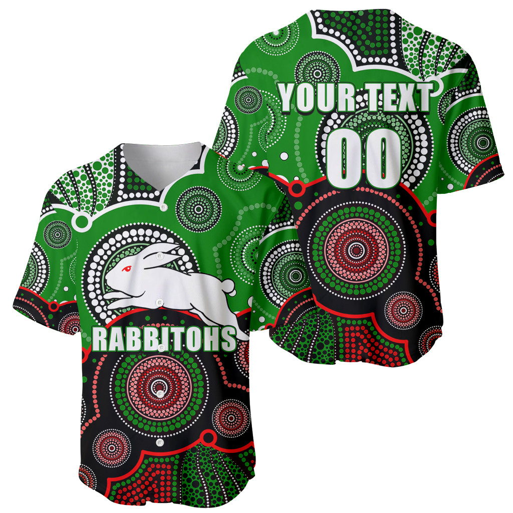 custom-personalised-and-number-rabbitohs-nrl-baseball-jersey-aboriginal-patterns