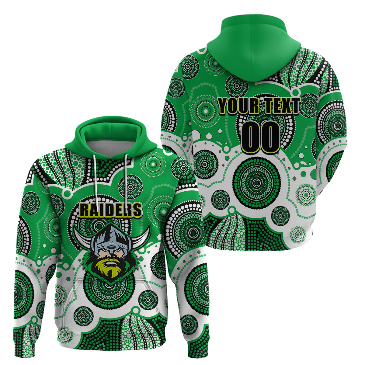 custom-personalised-and-number-raiders-nrl-hoodie-aboriginal-patterns