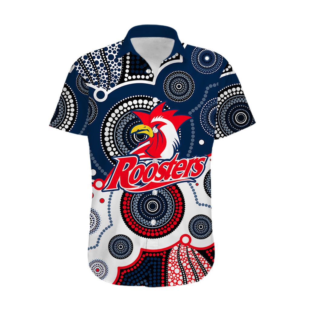 custom-personalised-and-number-roosters-nrl-hawaiian-shirt-aboriginal-patterns