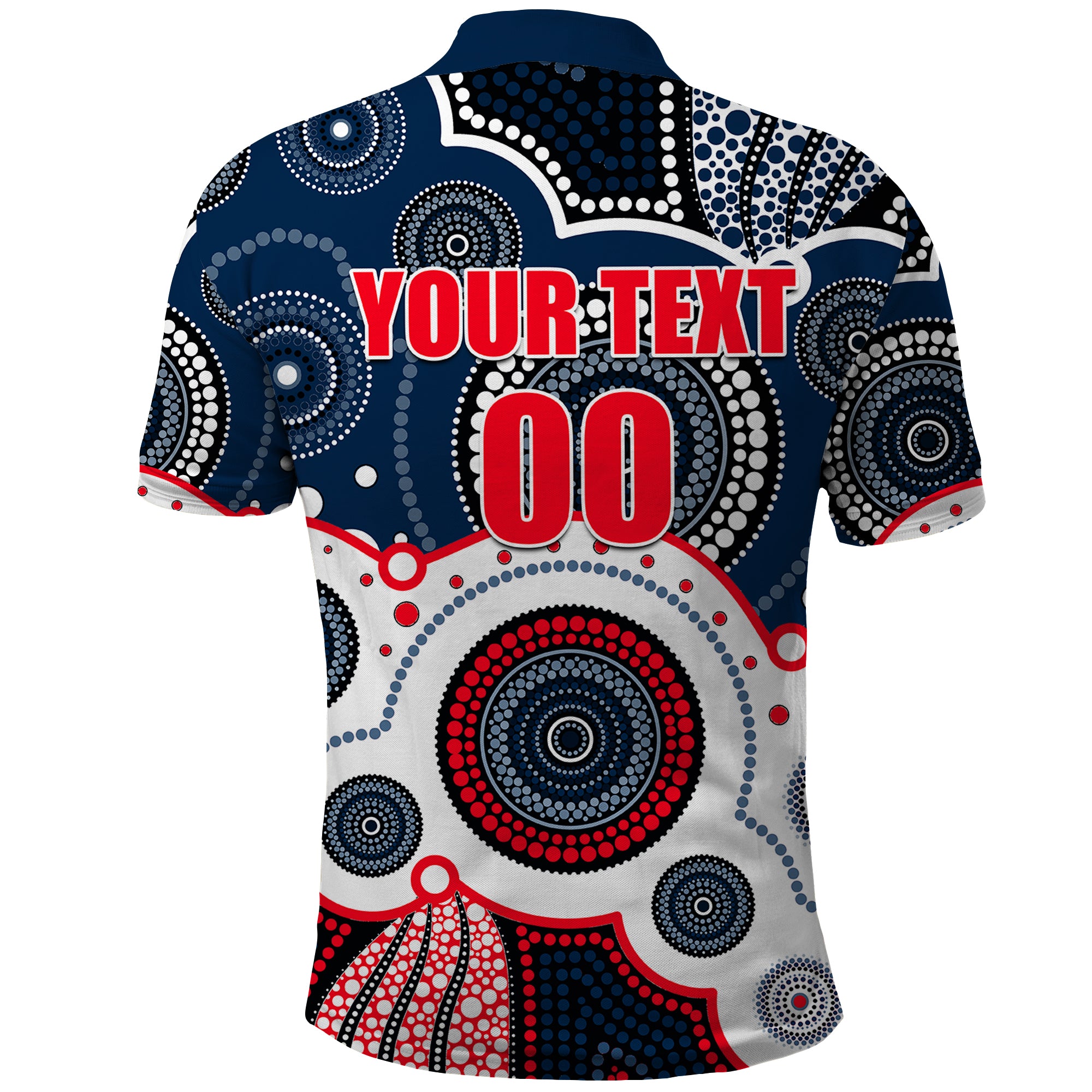 custom-personalised-and-number-roosters-nrl-polo-shirt-aboriginal-patterns