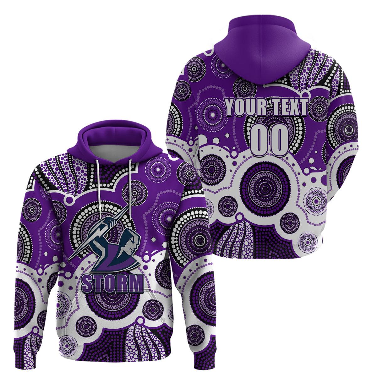 custom-personalised-and-number-storm-nrl-hoodie-aboriginal-patterns