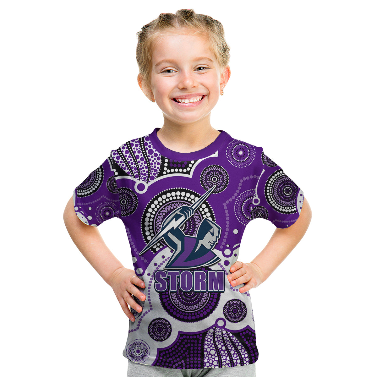 custom-personalised-and-number-storm-nrl-kid-t-shirt-aboriginal-patterns