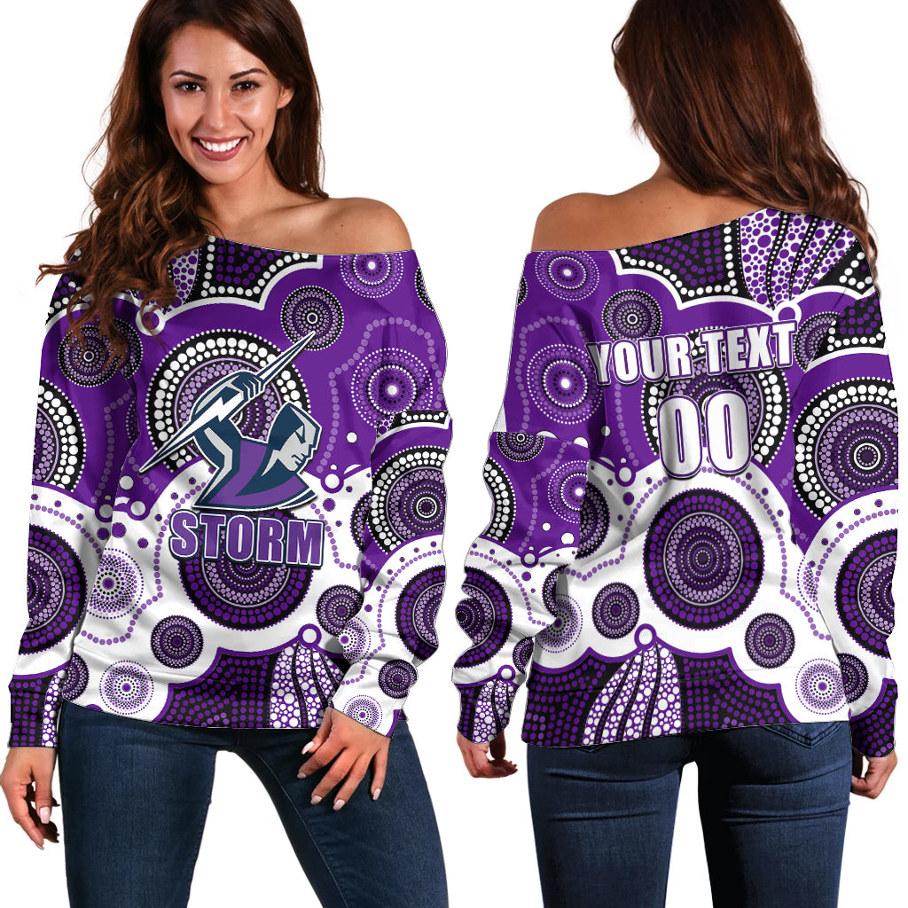 custom-personalised-and-number-storm-nrl-off-shoulder-sweater-aboriginal-patterns