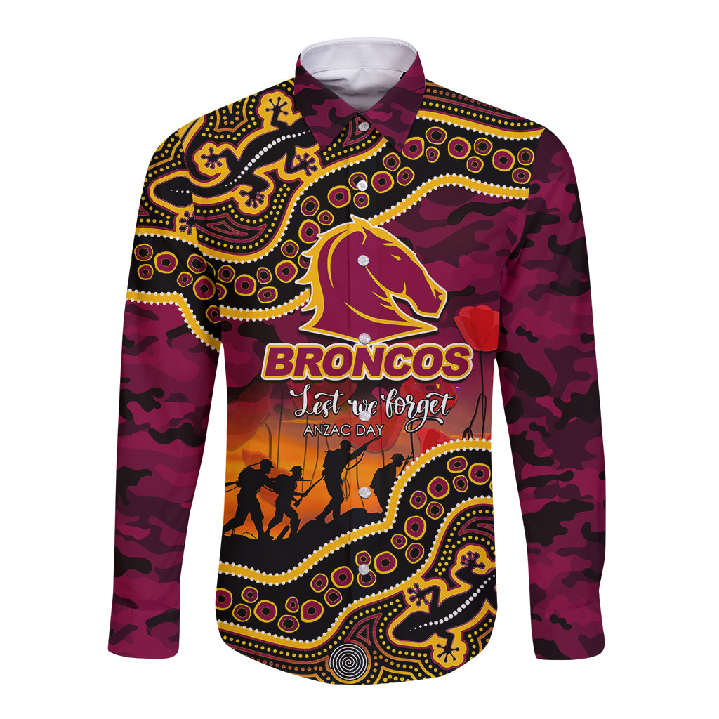 custom-personalised-anzac-day-nrl-broncos-long-sleeve-button-shirt-aborigianl-lizard-patterns