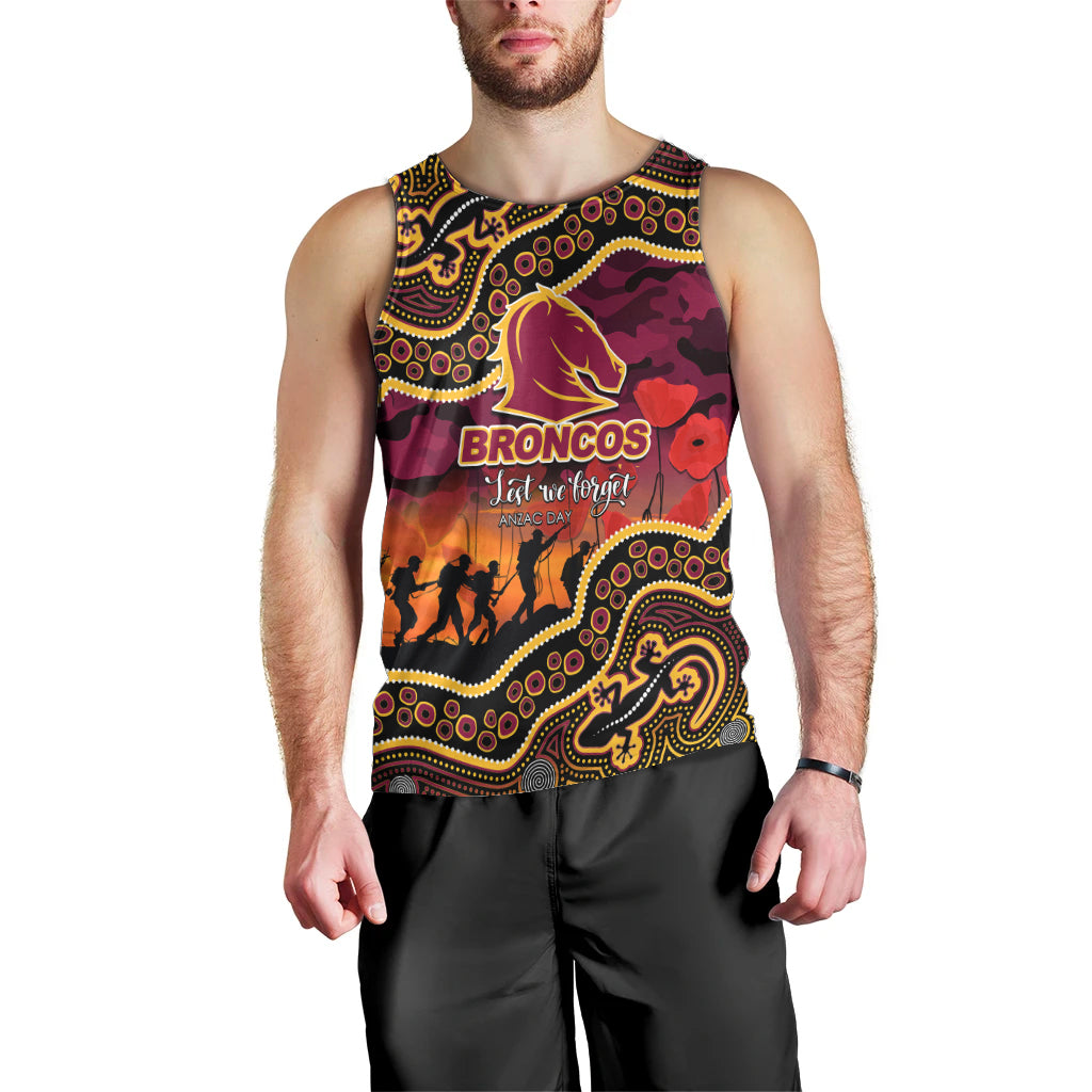 custom-personalised-anzac-day-nrl-broncos-men-tank-top-aborigianl-lizard-patterns