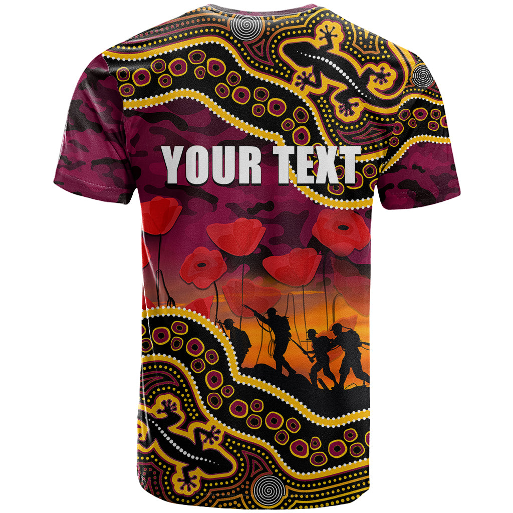 custom-personalised-anzac-day-nrl-broncos-t-shirt-aborigianl-lizard-patterns