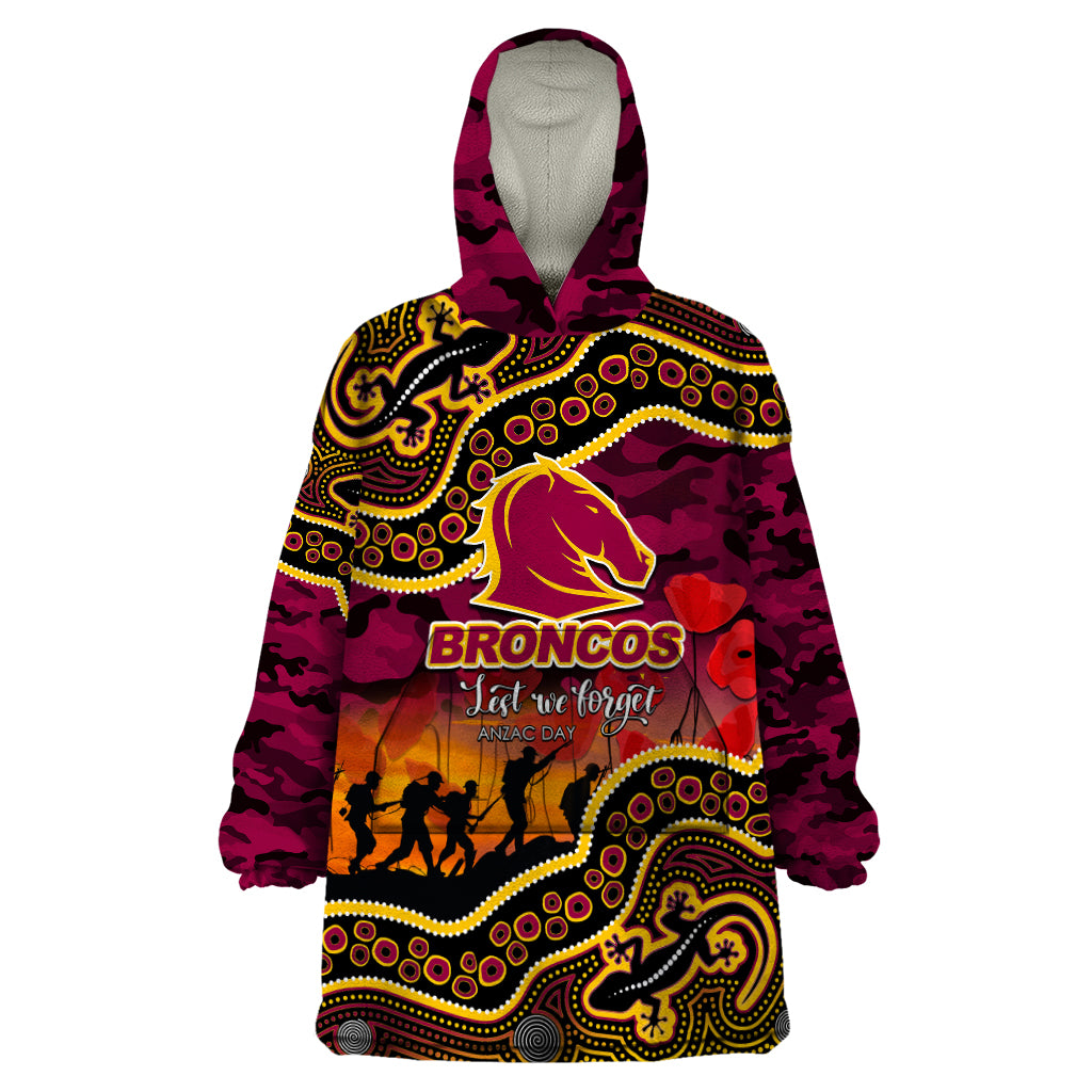 custom-personalised-anzac-day-nrl-broncos-wearable-blanket-hoodie-aborigianl-lizard-patterns