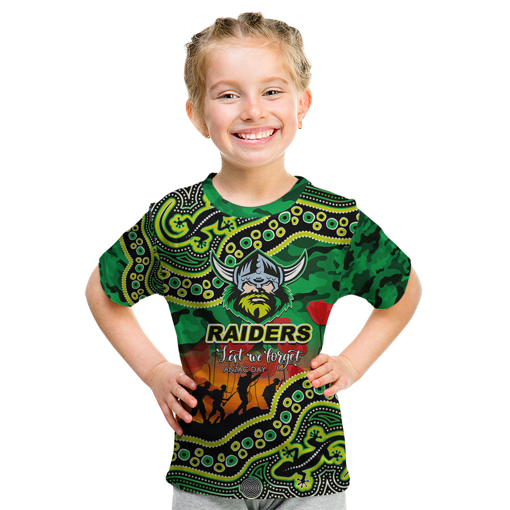 custom-personalised-anzac-day-nrl-raiders-kid-t-shirt-aborigianl-lizard-patterns