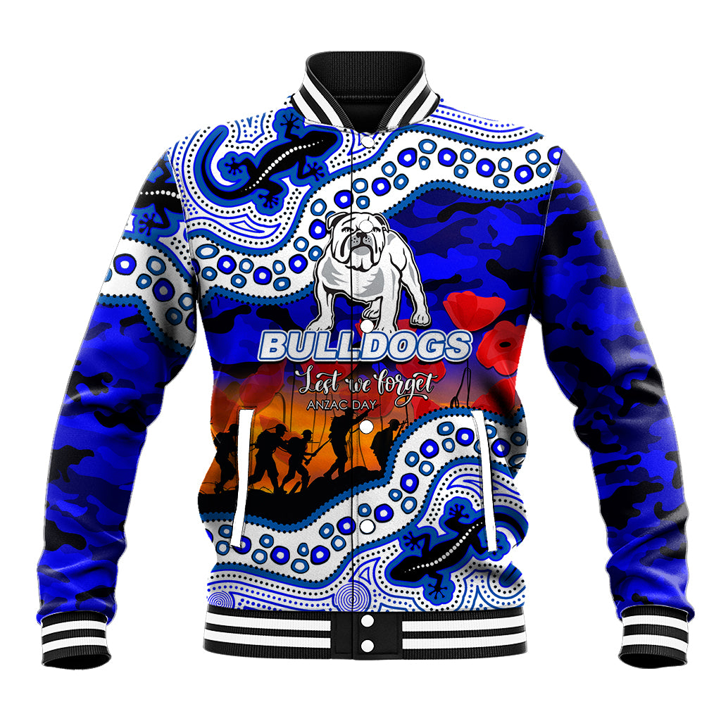 custom-personalised-anzac-day-nrl-bulldogs-baseball-jacket-aborigianl-lizard-patterns