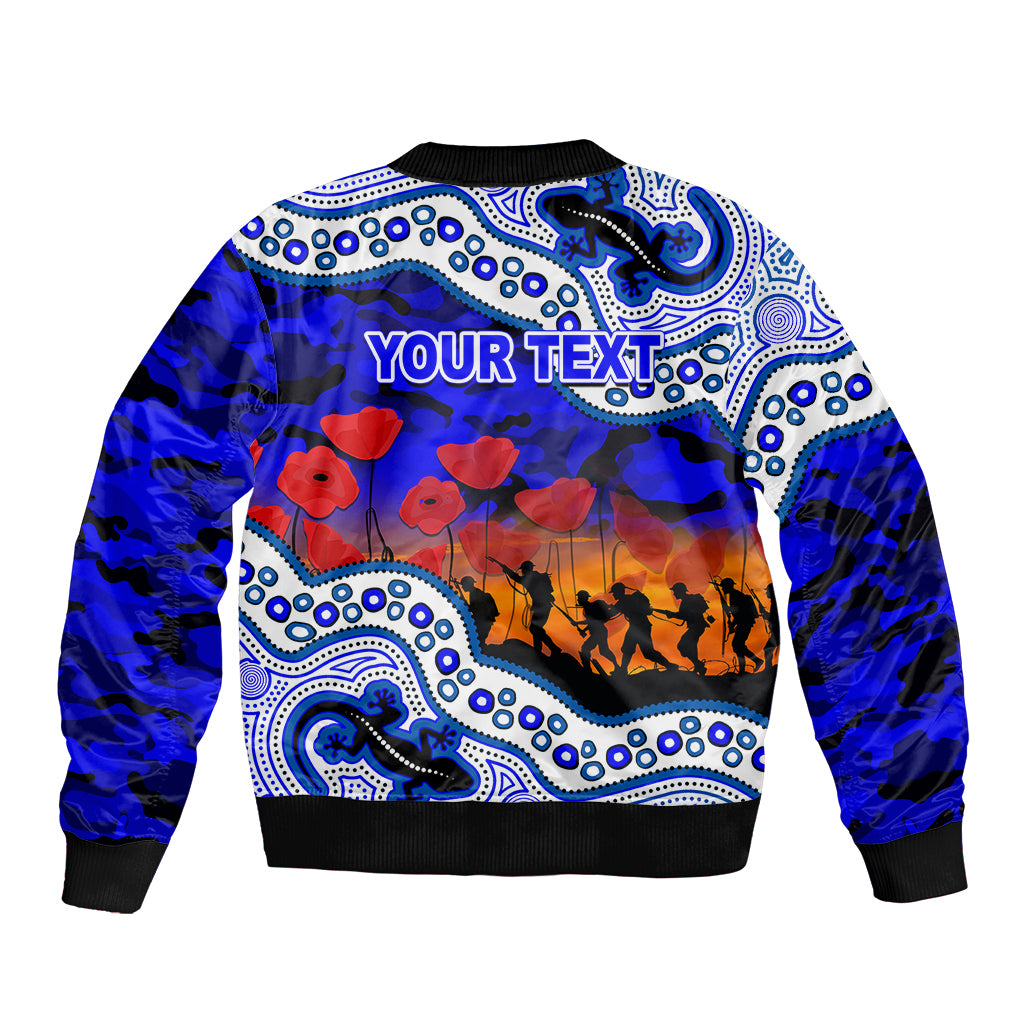 custom-personalised-anzac-day-nrl-bulldogs-bomber-jacket-aborigianl-lizard-patterns