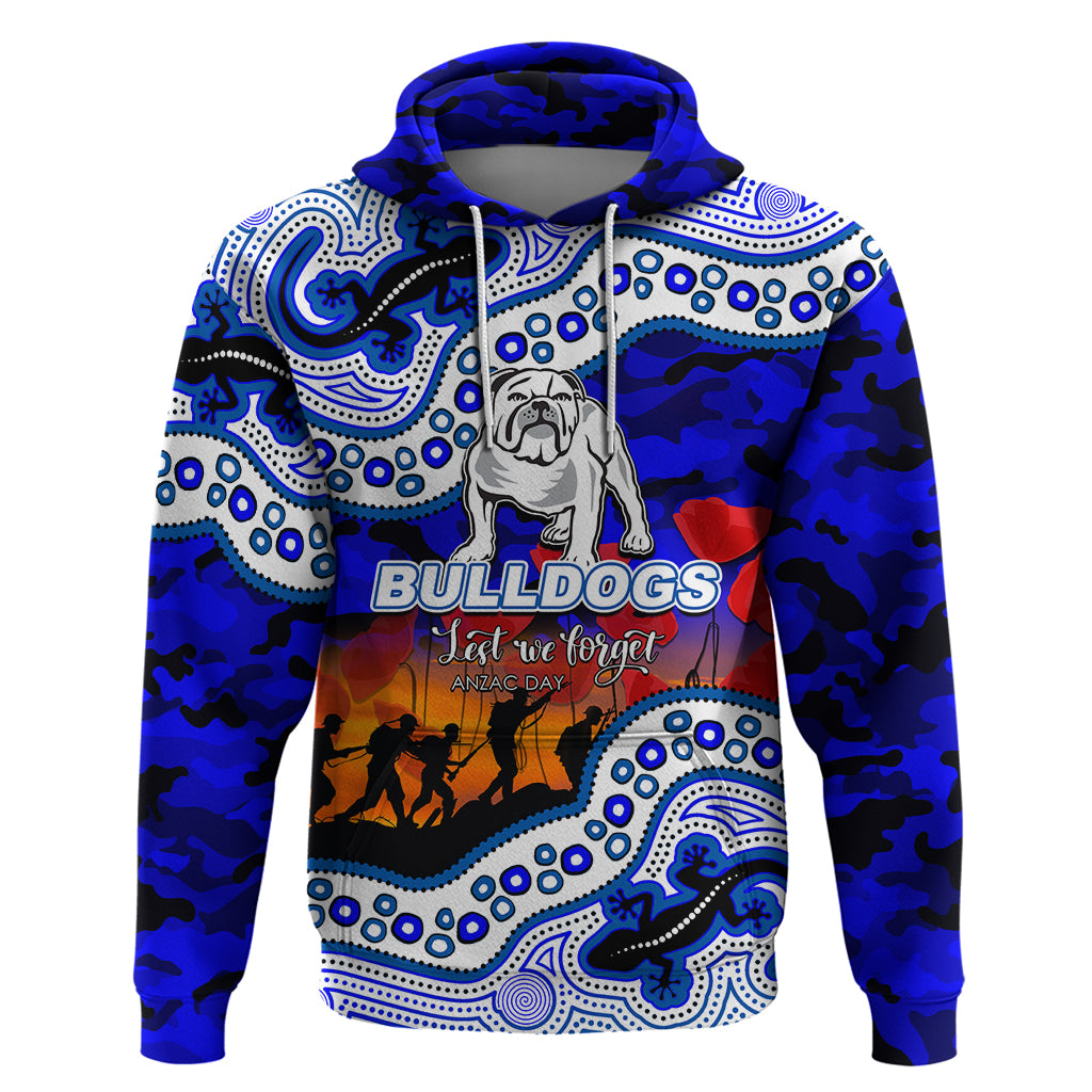 custom-personalised-anzac-day-nrl-bulldogs-hoodie-aborigianl-lizard-patterns