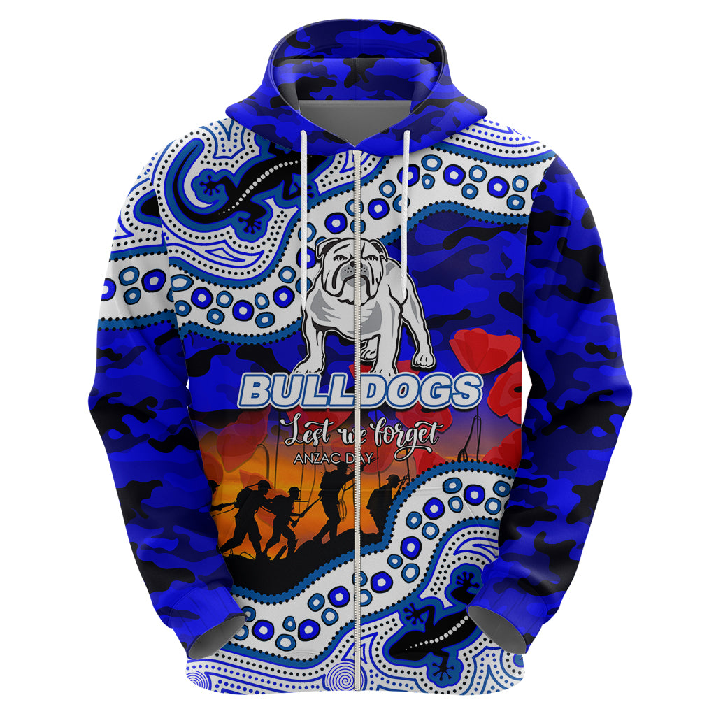 custom-personalised-anzac-day-nrl-bulldogs-hoodie-aborigianl-lizard-patterns