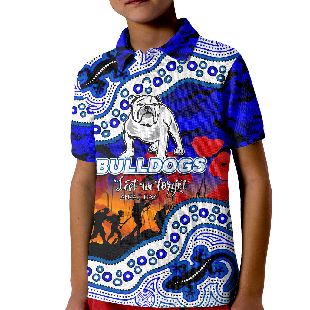 custom-personalised-anzac-day-nrl-bulldogs-kid-polo-shirt-aborigianl-lizard-patterns