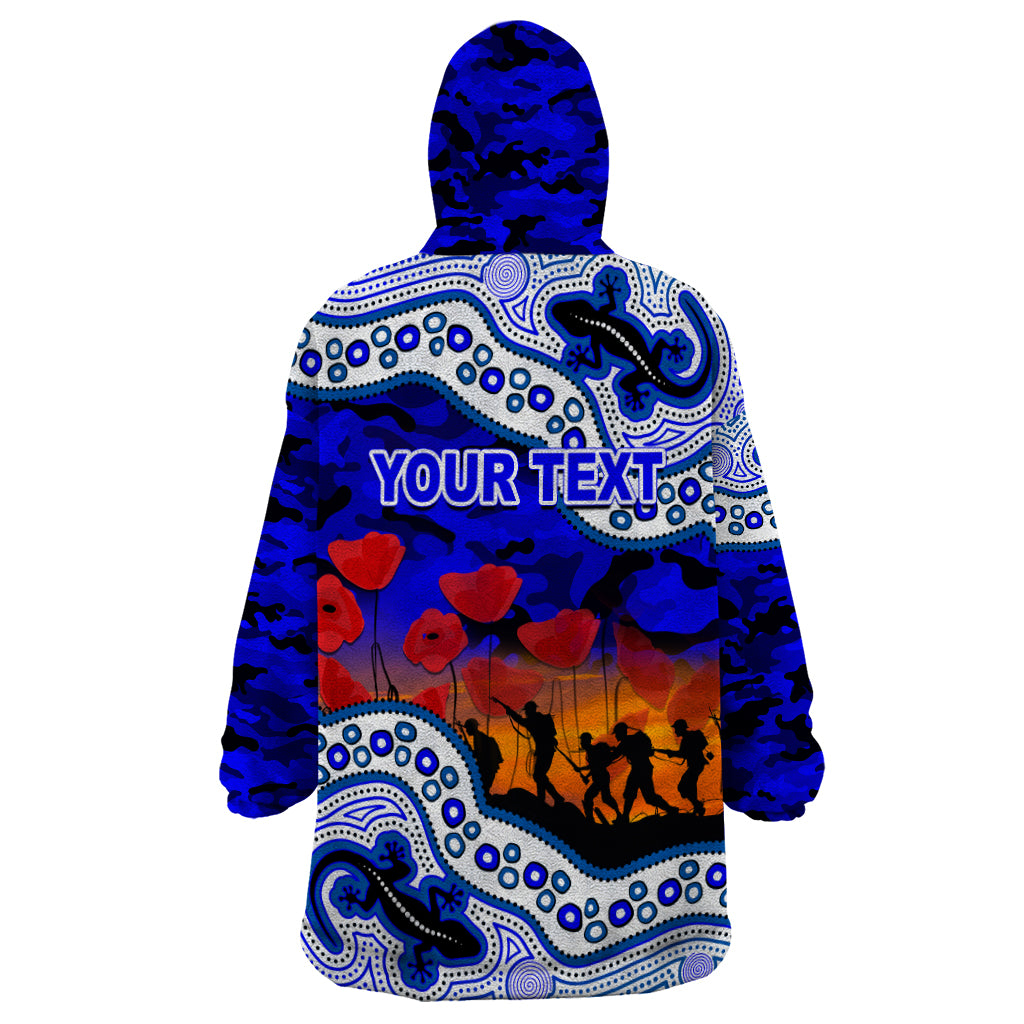 custom-personalised-anzac-day-nrl-bulldogs-wearable-blanket-hoodie-aborigianl-lizard-patterns