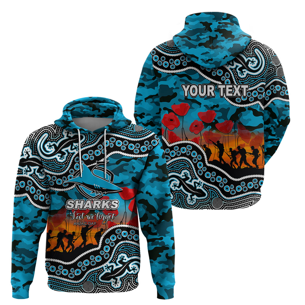 custom-personalised-anzac-day-nrl-sharks-hoodie-aborigianl-lizard-patterns