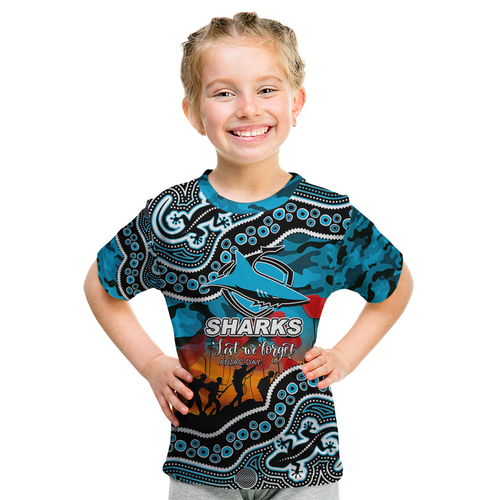 custom-personalised-anzac-day-nrl-sharks-kid-t-shirt-aborigianl-lizard-patterns