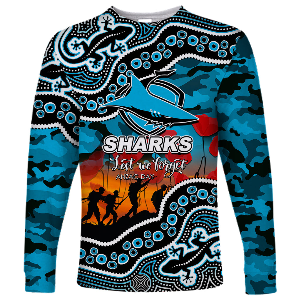 custom-personalised-anzac-day-nrl-sharks-long-sleeve-shirt-aborigianl-lizard-patterns