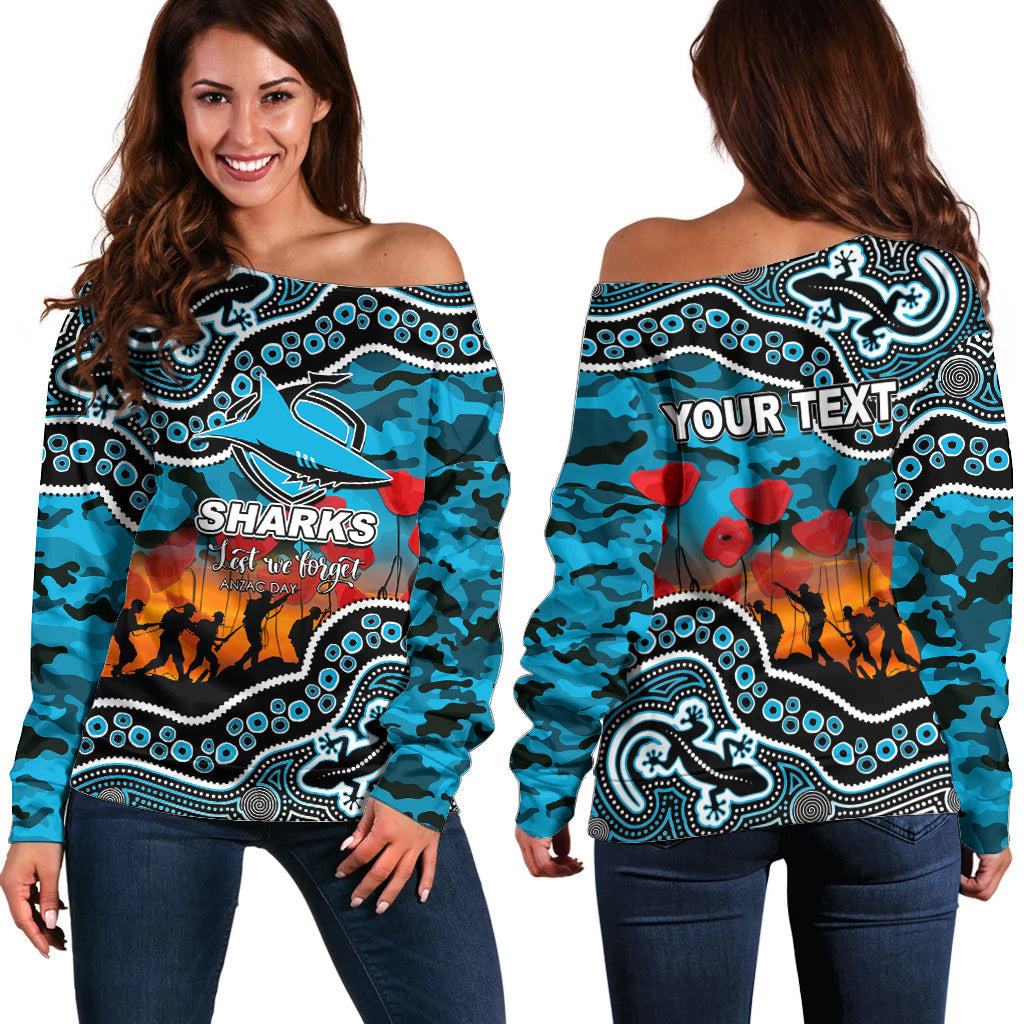 custom-personalised-anzac-day-nrl-sharks-off-shoulder-sweater-aborigianl-lizard-patterns