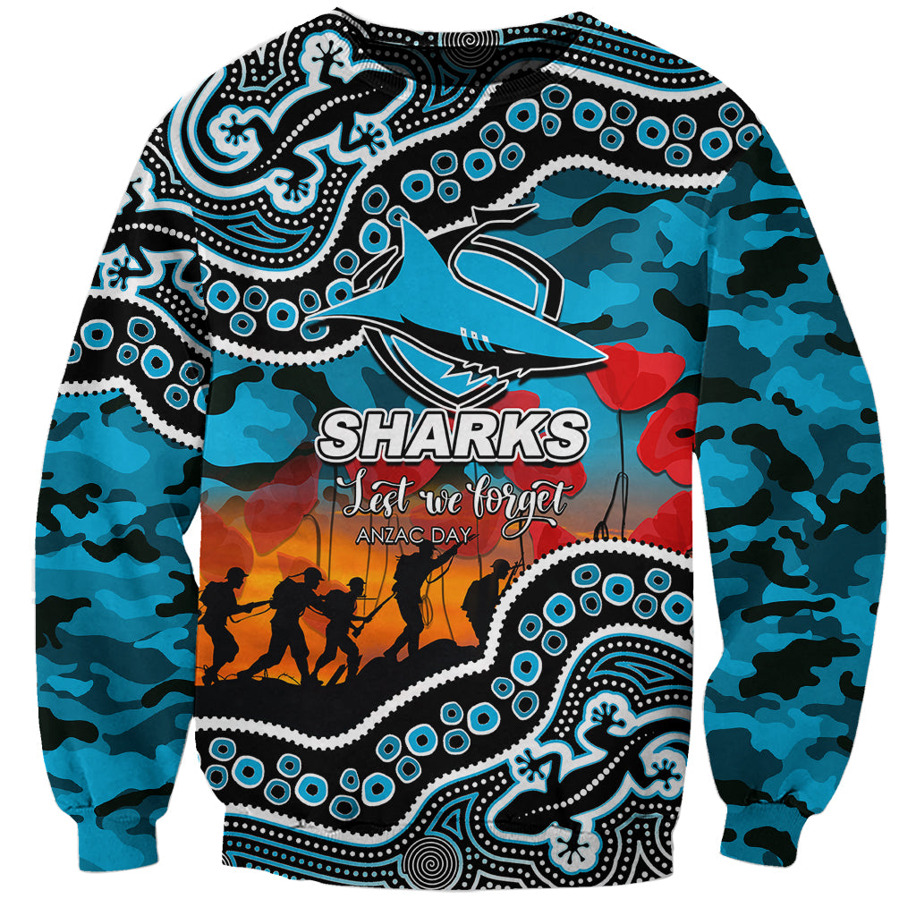 custom-personalised-anzac-day-nrl-sharks-sweatshirt-aborigianl-lizard-patterns