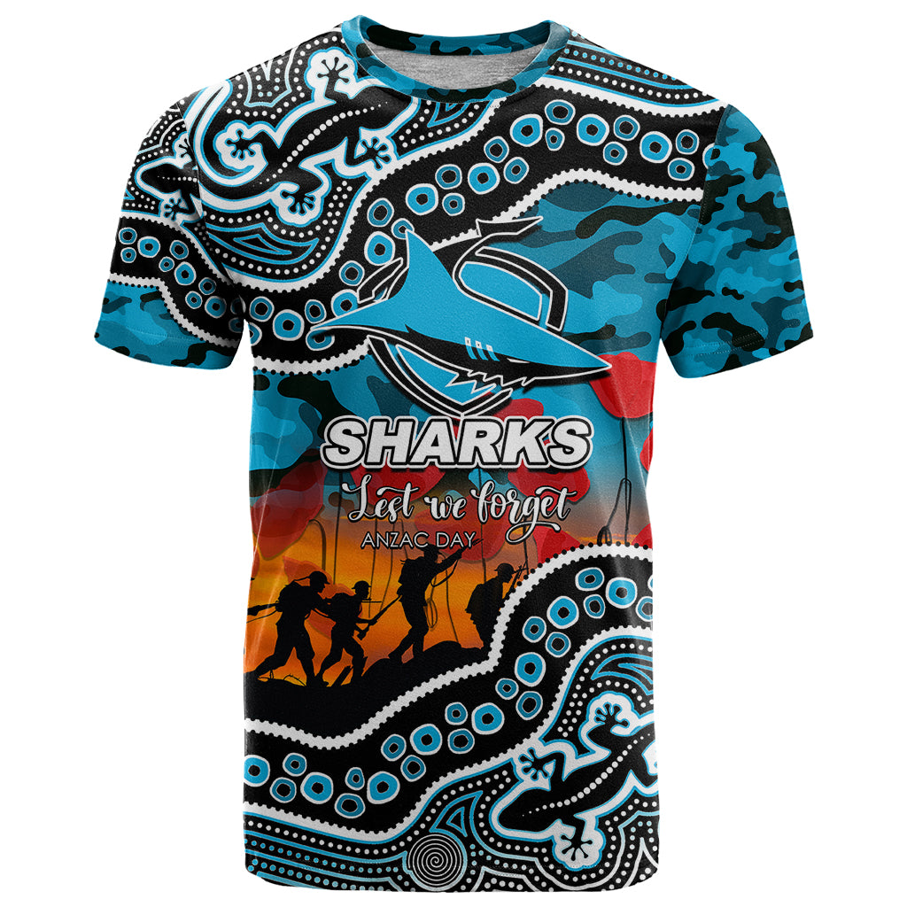 custom-personalised-anzac-day-nrl-sharks-t-shirt-aborigianl-lizard-patterns