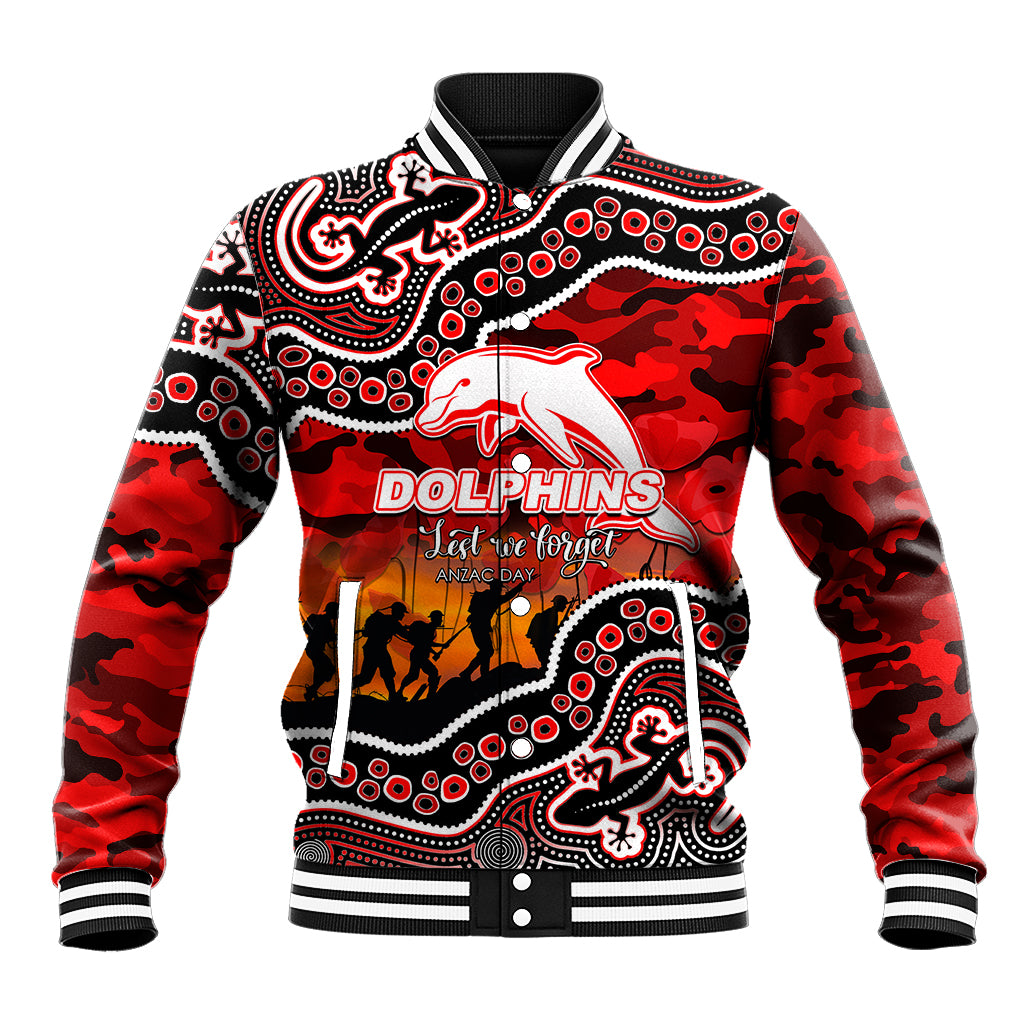 custom-personalised-anzac-day-nrl-dolphins-baseball-jacket-aboriginal-lizard-patterns