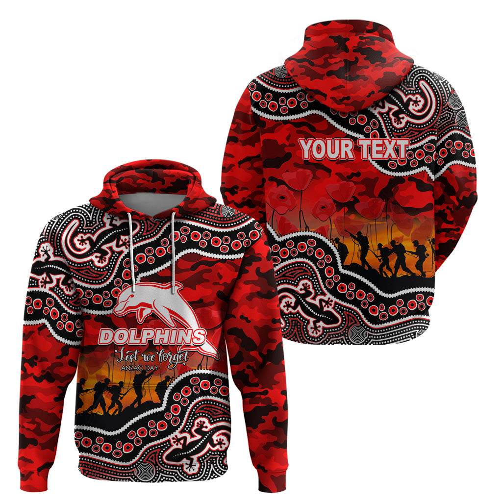 custom-personalised-anzac-day-nrl-dolphins-hoodie-aboriginal-lizard-patterns