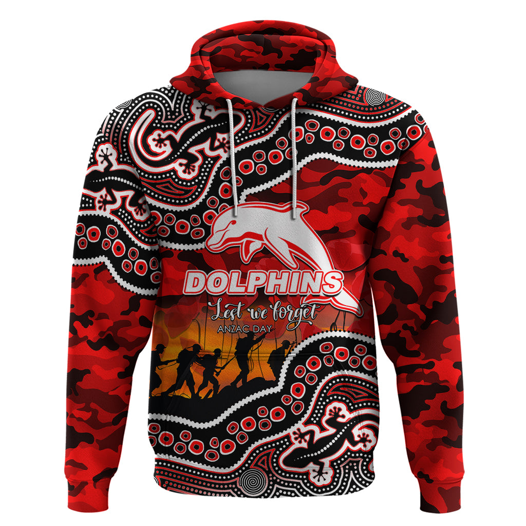 custom-personalised-anzac-day-nrl-dolphins-hoodie-aboriginal-lizard-patterns