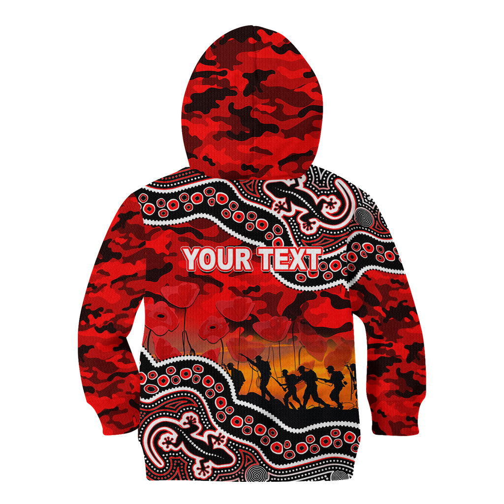 custom-personalised-anzac-day-nrl-dolphins-kid-hoodie-aboriginal-lizard-patterns