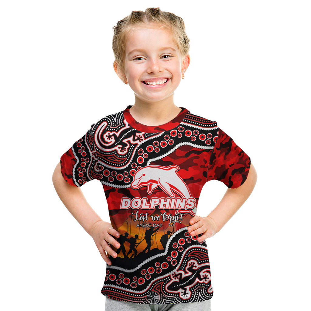 custom-personalised-anzac-day-nrl-dolphins-kid-t-shirt-aboriginal-lizard-patterns