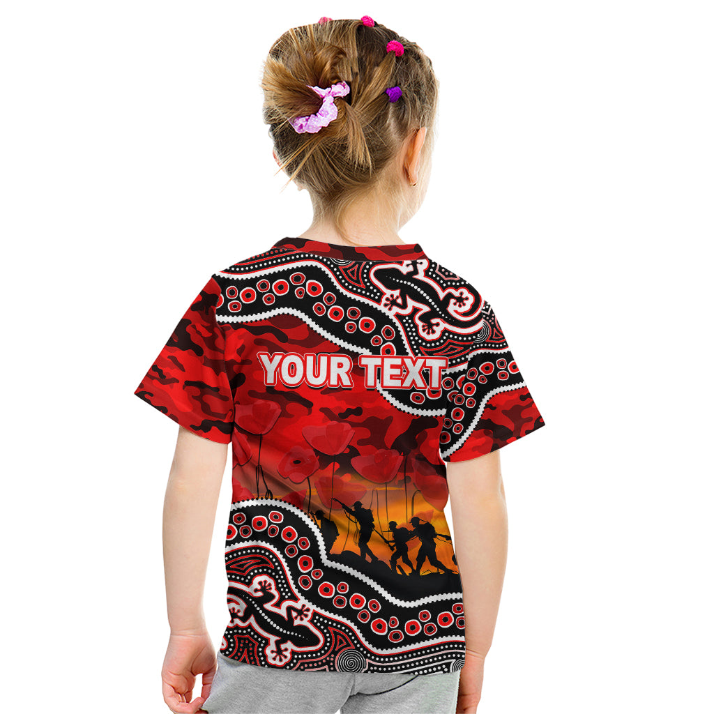 custom-personalised-anzac-day-nrl-dolphins-kid-t-shirt-aboriginal-lizard-patterns