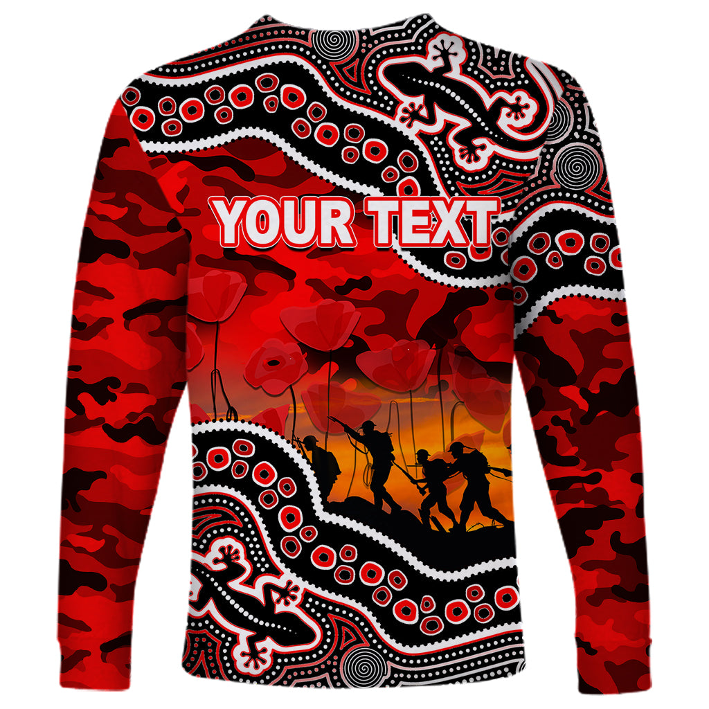 custom-personalised-anzac-day-nrl-dolphins-long-sleeve-shirt-aboriginal-lizard-patterns