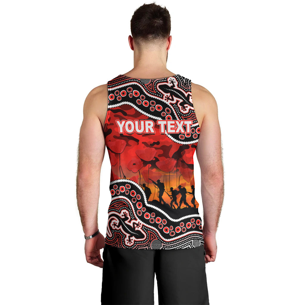 custom-personalised-anzac-day-nrl-dolphins-men-tank-top-aboriginal-lizard-patterns