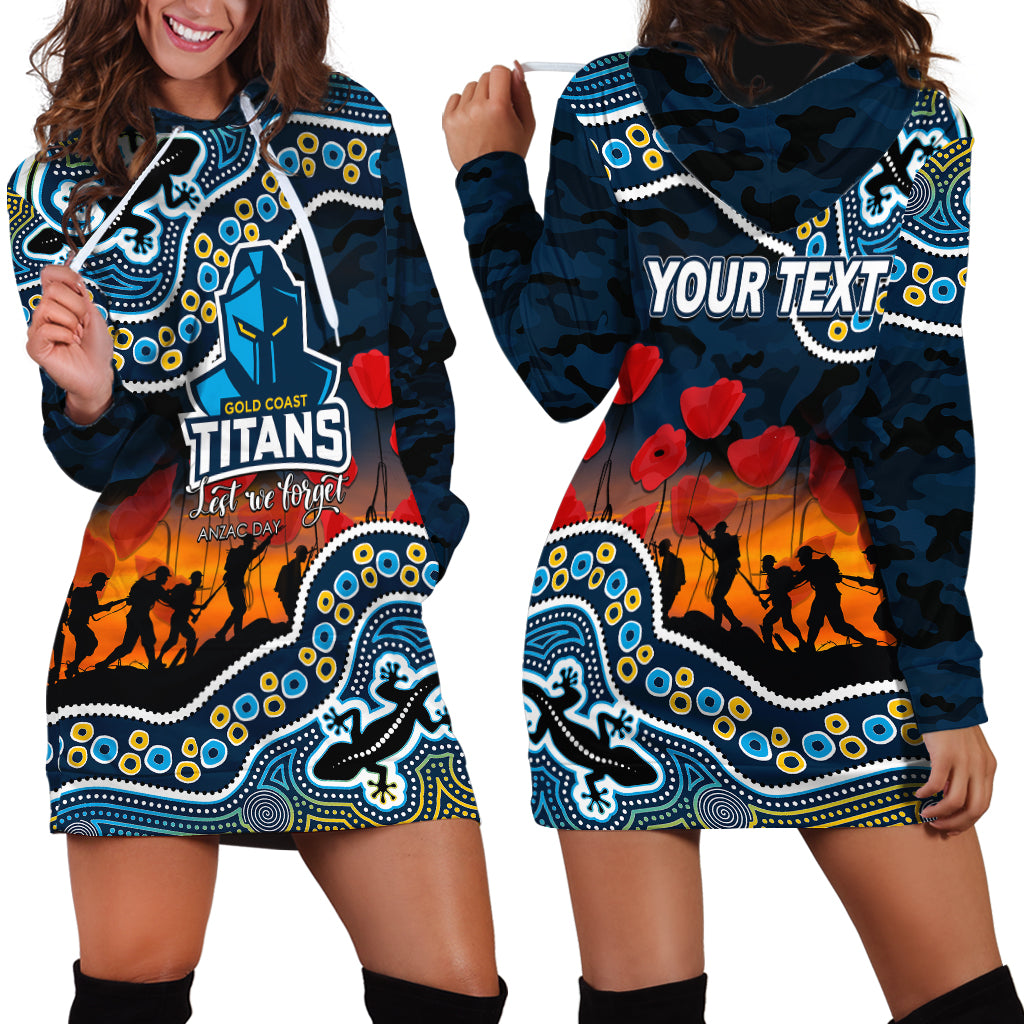 custom-personalised-anzac-day-nrl-titans-hoodie-dress-aboriginal-lizard-patterns