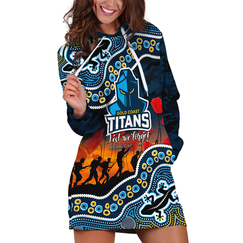 custom-personalised-anzac-day-nrl-titans-hoodie-dress-aboriginal-lizard-patterns