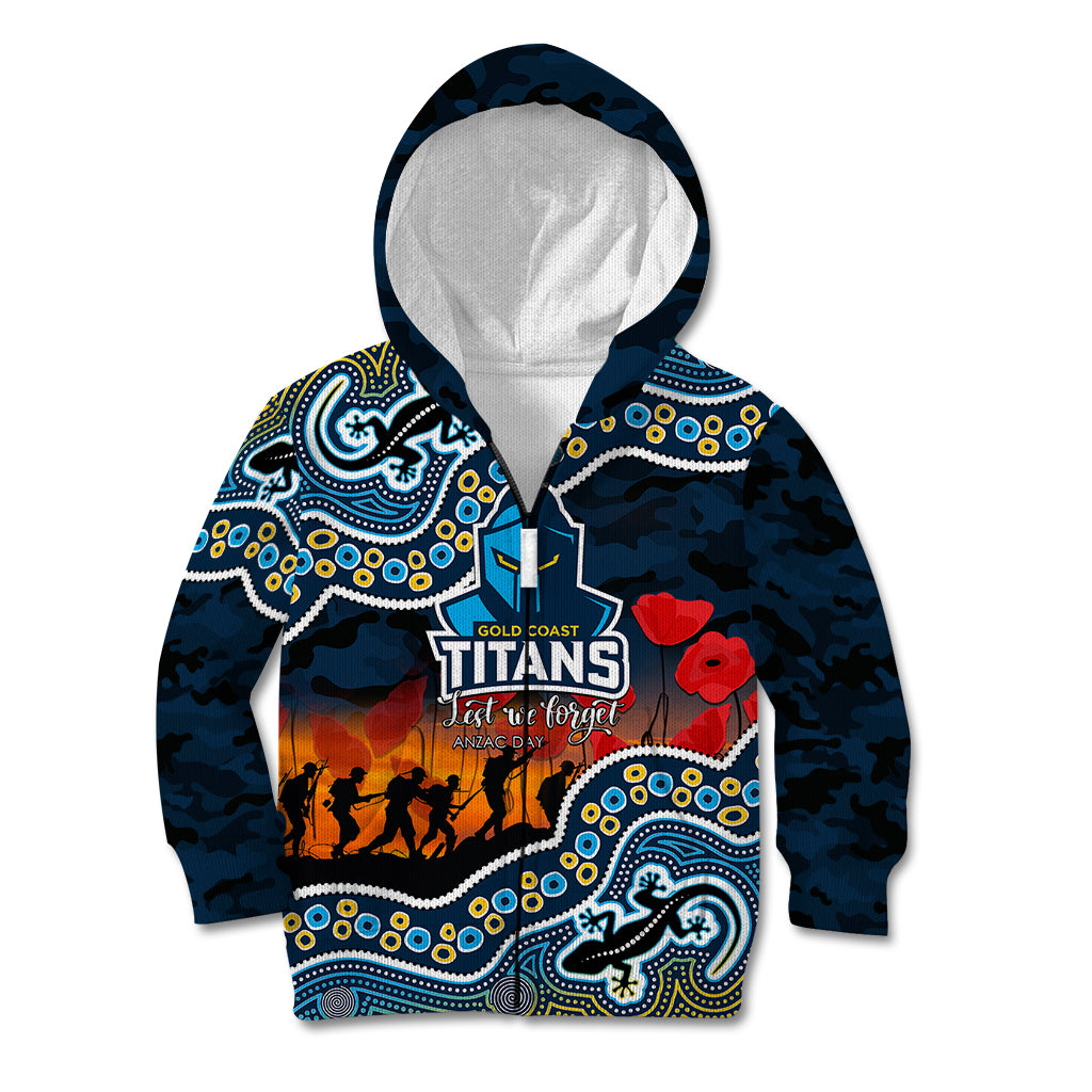 custom-personalised-anzac-day-nrl-titans-kid-hoodie-aboriginal-lizard-patterns