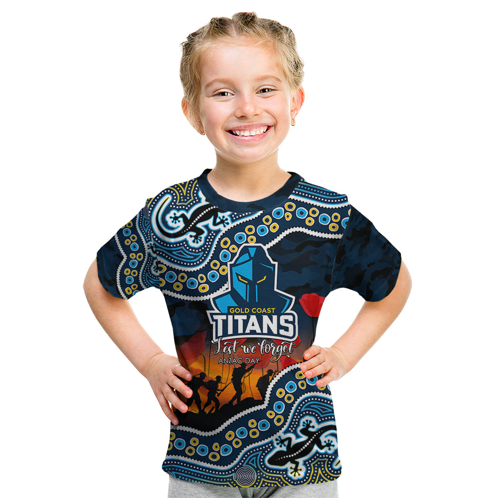 custom-personalised-anzac-day-nrl-titans-kid-t-shirt-aboriginal-lizard-patterns