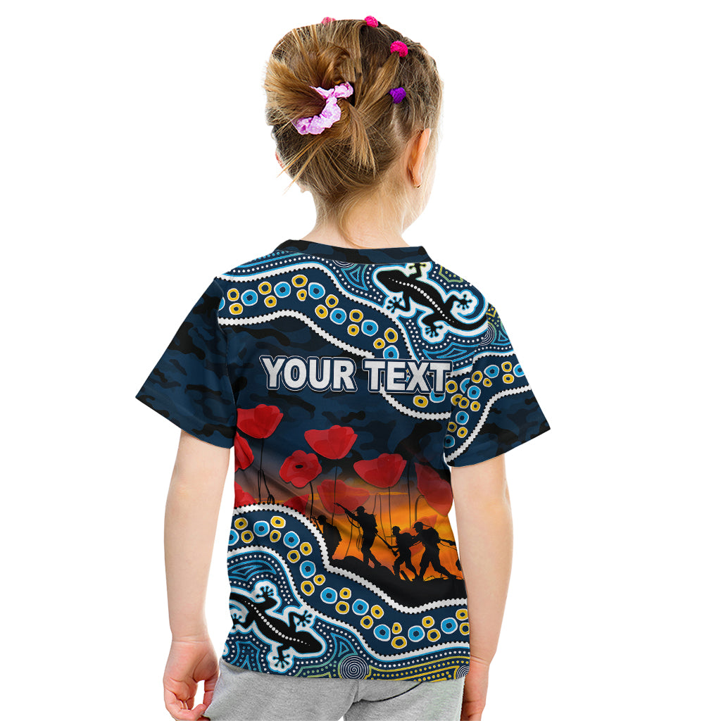 custom-personalised-anzac-day-nrl-titans-kid-t-shirt-aboriginal-lizard-patterns