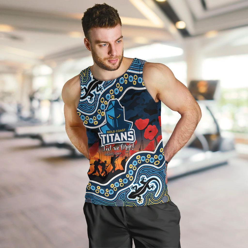 custom-personalised-anzac-day-nrl-titans-men-tank-top-aboriginal-lizard-patterns