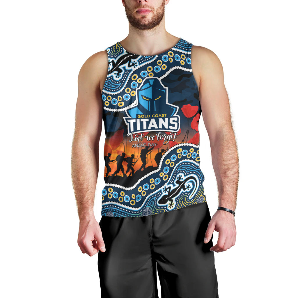 custom-personalised-anzac-day-nrl-titans-men-tank-top-aboriginal-lizard-patterns