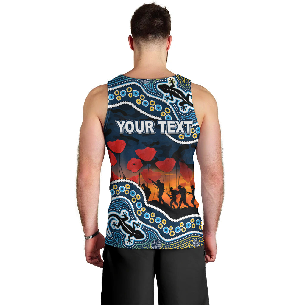 custom-personalised-anzac-day-nrl-titans-men-tank-top-aboriginal-lizard-patterns