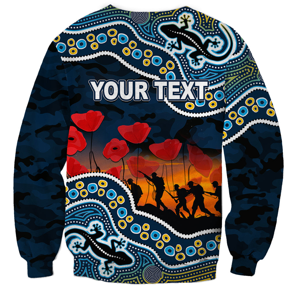 custom-personalised-anzac-day-nrl-titans-sweatshirt-aboriginal-lizard-patterns