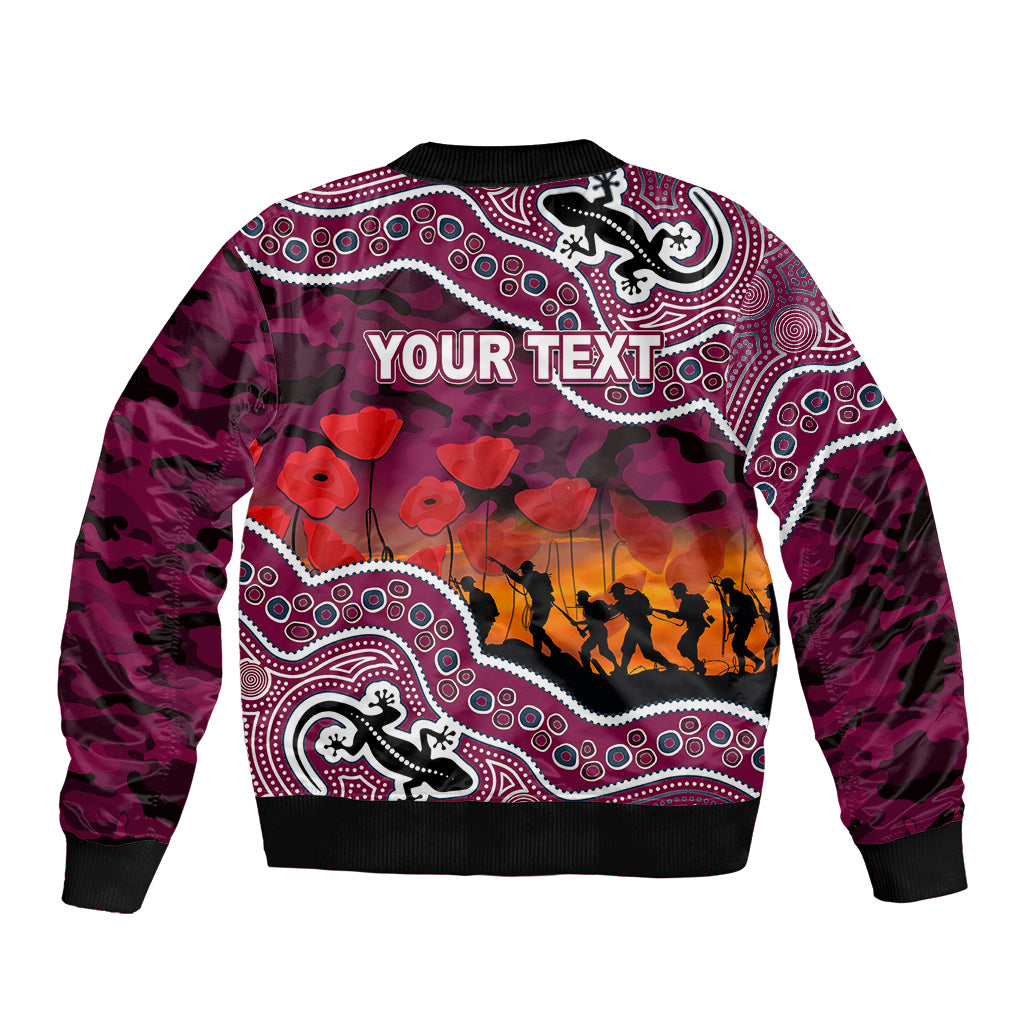 custom-personalised-anzac-day-nrl-sea-eagles-bomber-jacket-aboriginal-lizard-patterns