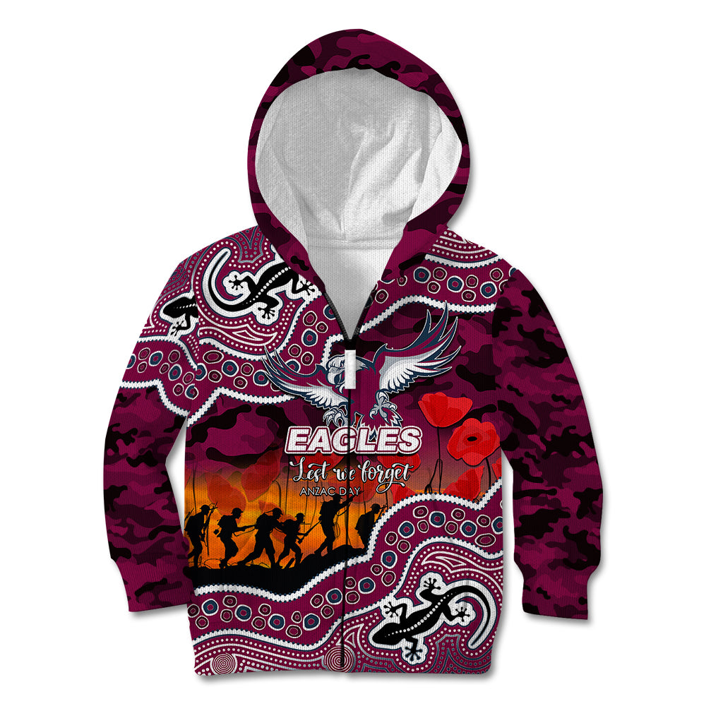 custom-personalised-anzac-day-nrl-sea-eagles-kid-hoodie-aboriginal-lizard-patterns