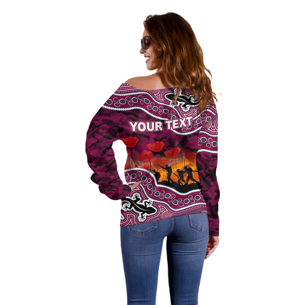 custom-personalised-anzac-day-nrl-sea-eagles-off-shoulder-sweater-aboriginal-lizard-patterns